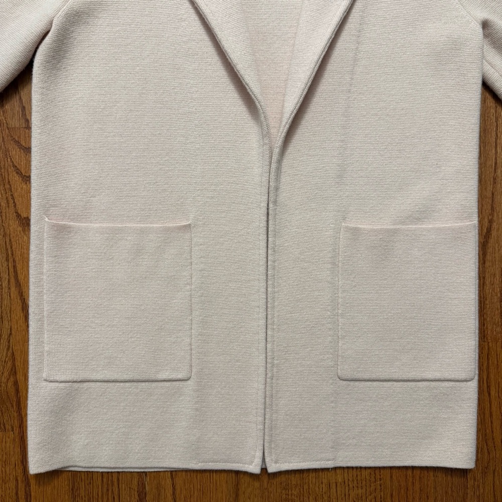 J. Crew Sophie open-front sweater-blazer in subtle rose pink size XS - Picture 6 of 14